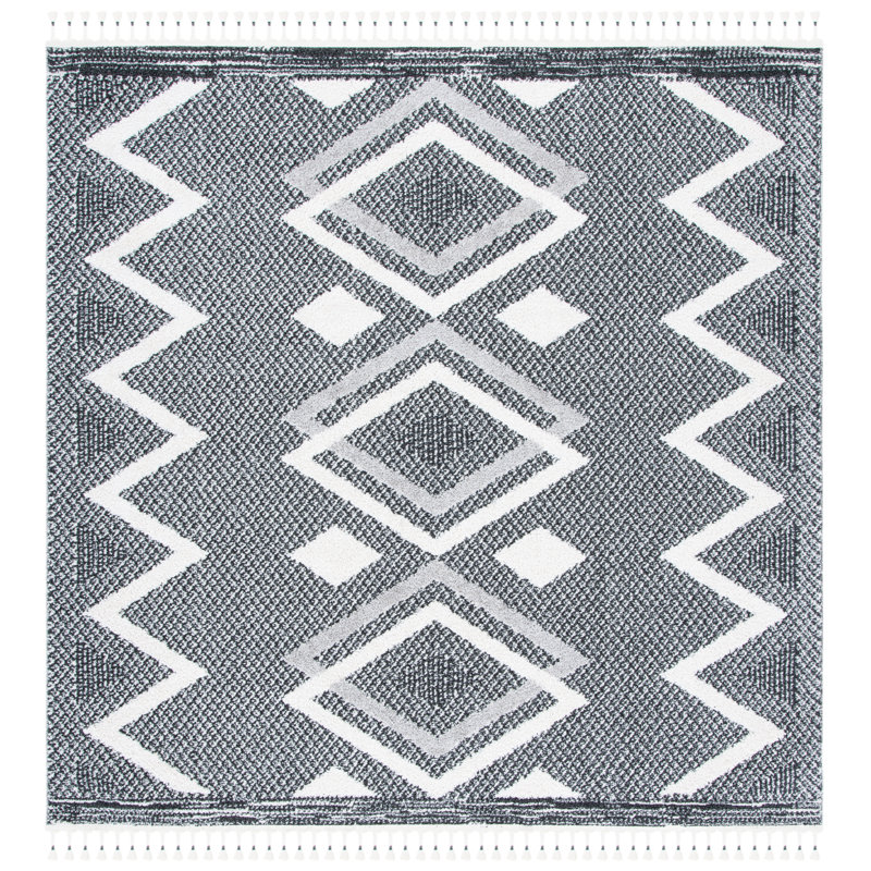 Tapis à poils longs Weidman, Carré 6 pi 7 po
