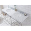 Embassy Stone Oval Console Bathroom Sink with Faucet and Overflow-836491265