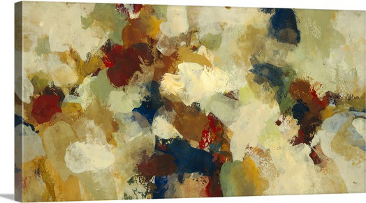 Silvio «Sweeping Rhythms» par Frytown - reproduction imprimée, H 18 po x l 36 po x P 1,5 po, Toile