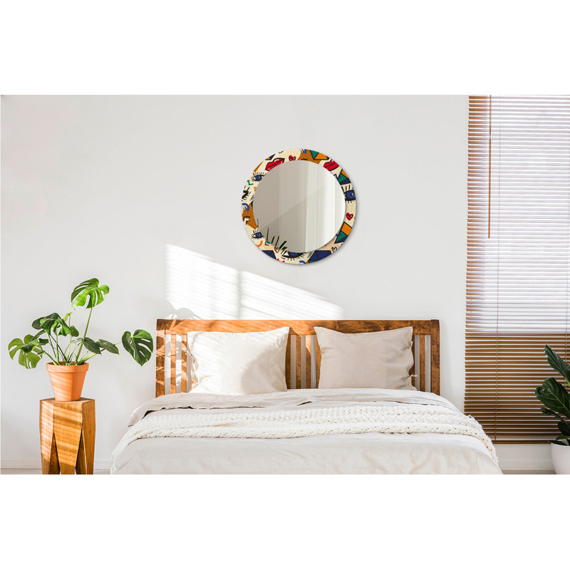Huldar Glass Flat Wall Mirror