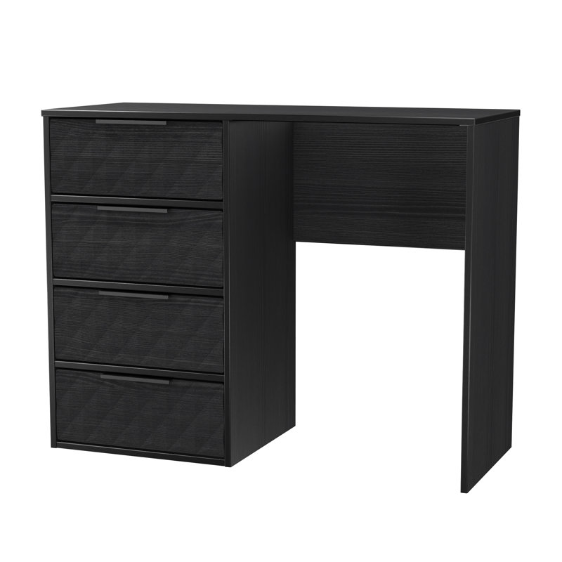 Tarkio 4 Drawer Vanity, Black
