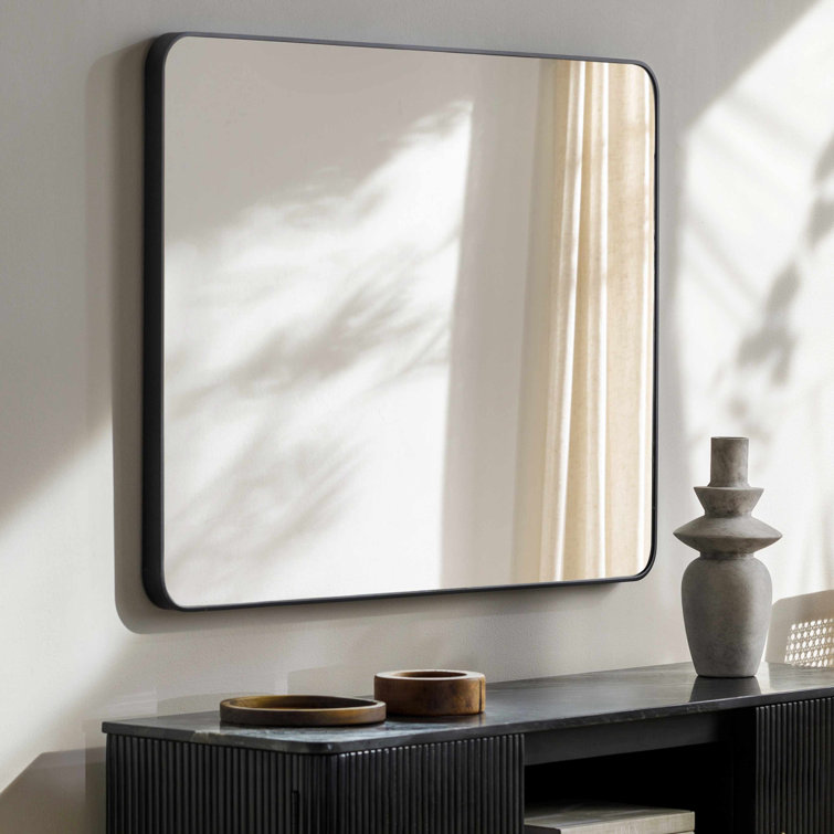 Destefano Metal Rectangle Wall Mirror