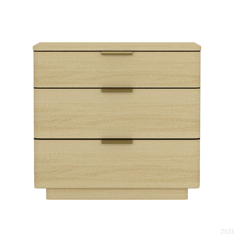 Nightstand In Natural Oak