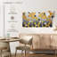 «Abstract Geometric Hexagons», reproduction d'art sur toile-93059333