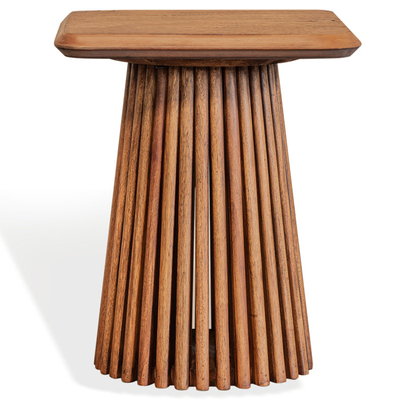 Roanne Solid Wood End Table, Natural