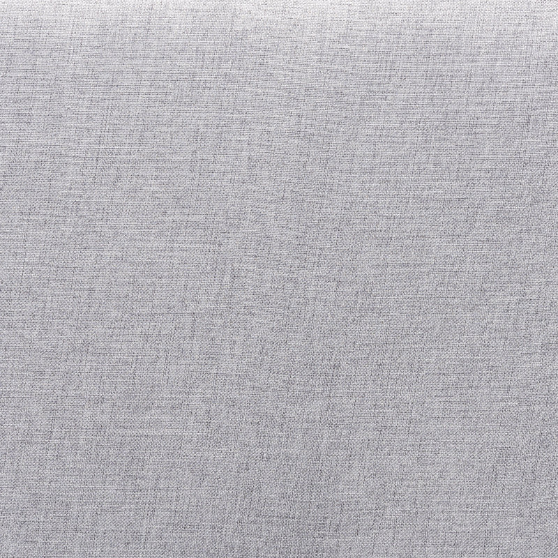 Lit plateforme simple Gorlest Mid-Century, Gris clair