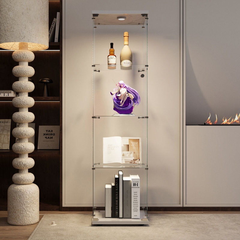 Vitrine en verre trempé