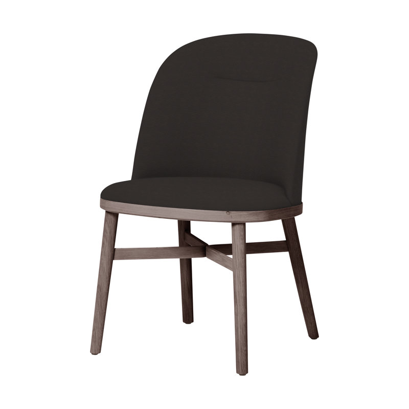 Chaise de salle à manger Bund de Neri & Nu, Chêne naturel, Brun foncé Bellagio 2 4501