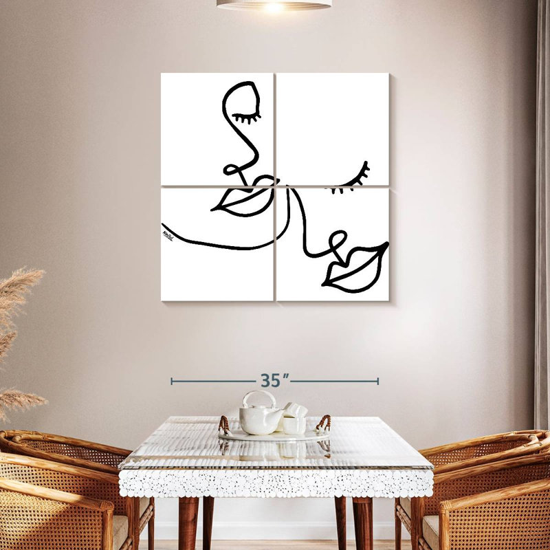 Hardie Cute Couple, 74'' H x 74'' W