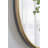 Iron Frame Vertical Round Mirror