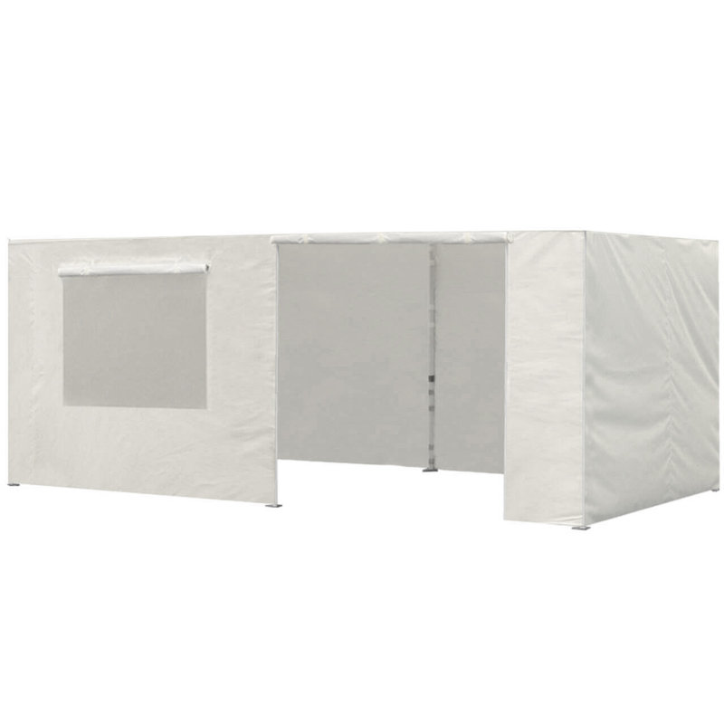 Mur latéral Moguel, Blanc, H 84 po x l 120 po x P 240 po