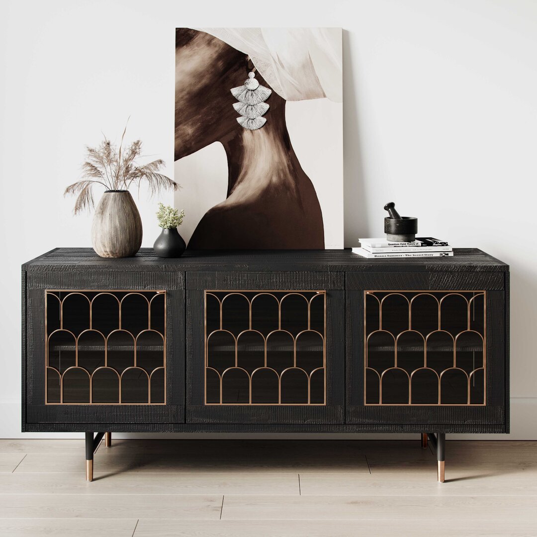 Sideboard Beber aus Massivholz 168 cm