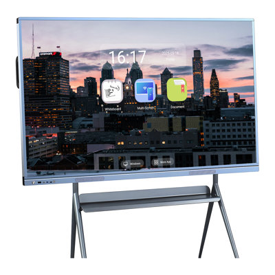 JYXCN 86 Inch Interactive Whiteboard, 1080p Touchscreen Smart Board for Education & Conference