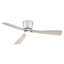  Ventilateur de plafond encastré intérieur / extérieur 52 po avec éclairage à DEL et télécommande Klinch - noir-70933468-139193442