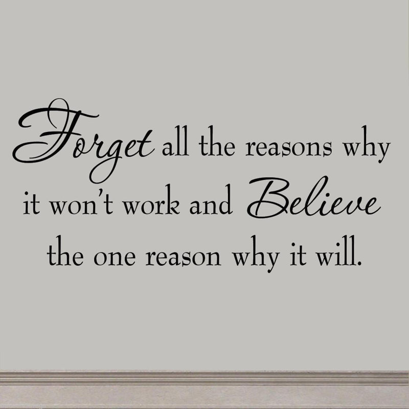 Ducale Text & Numbers Wall Decal, 20" H x 44" W