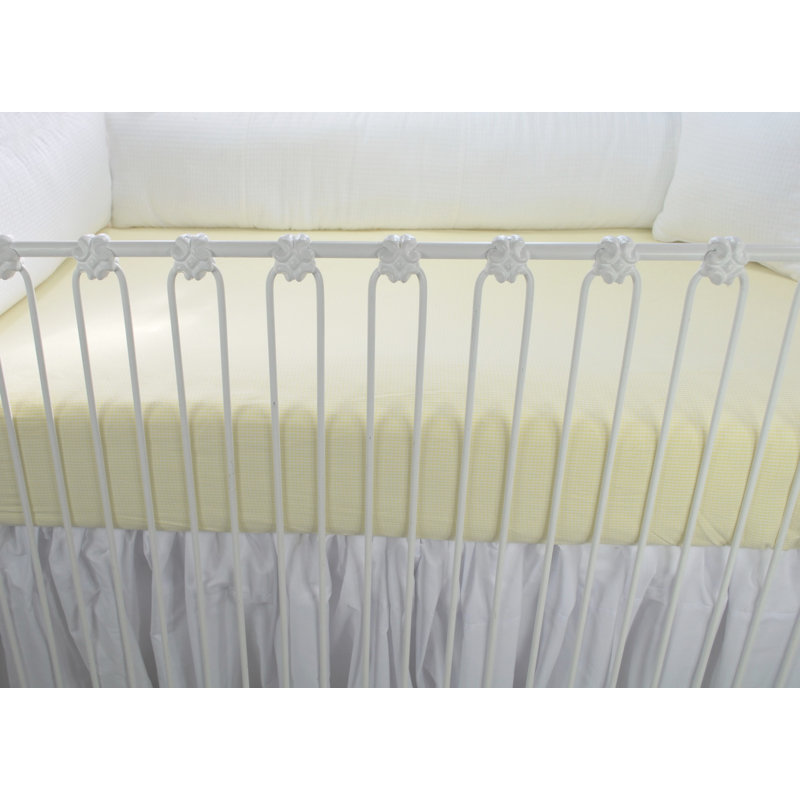 Drap-housse pour lit de bébé Gingham