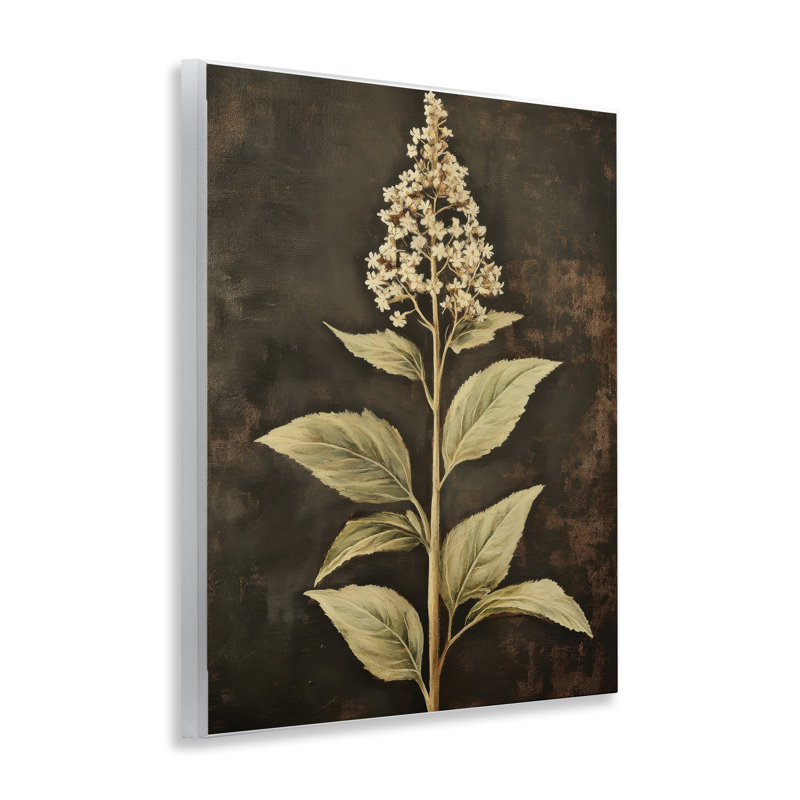 Plaque murale «Weathered Flower Portrait» par Petal Prints Design