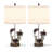 Claverton 27'' Turtle Coastal Seaside Table Lamp 3-Way Switch - Linen Shade