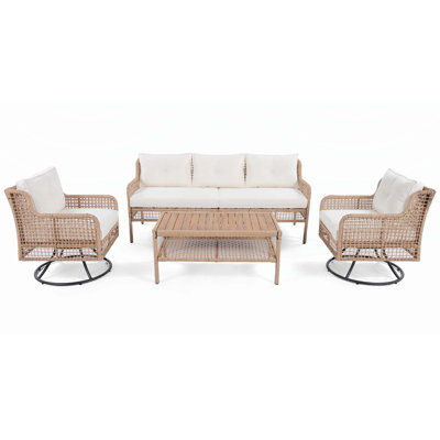 Outdoor Patio Furniture Set with Comfortable Seating and Versatile Design for Relaxation