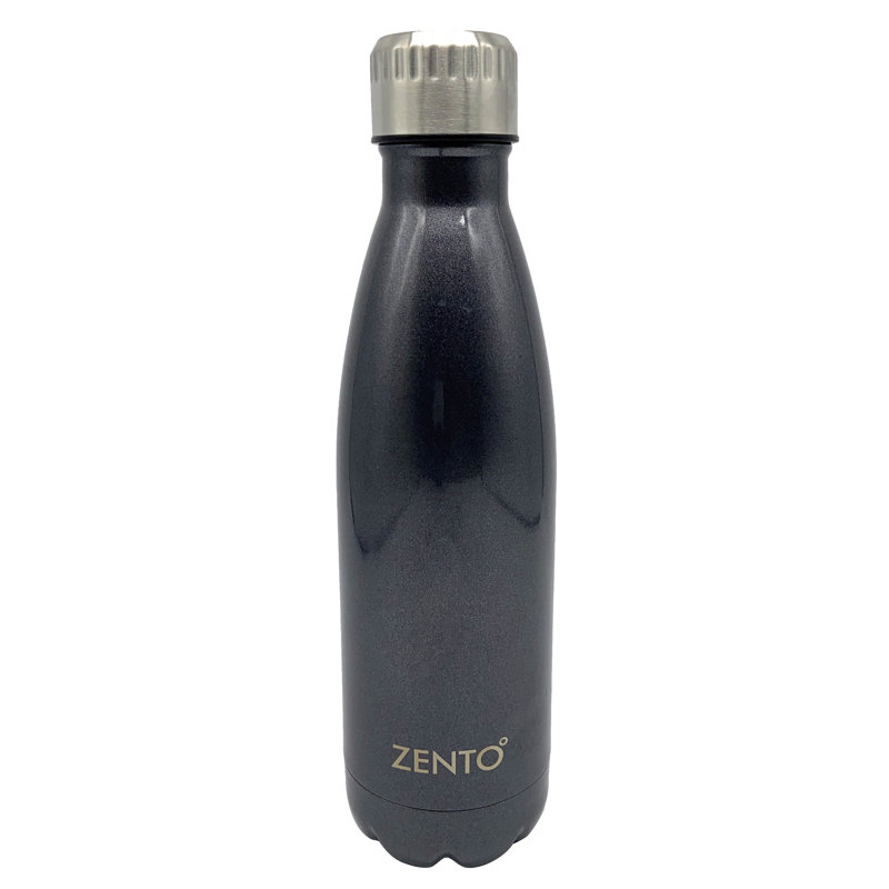 Casa & Casa 500ml Double Wall Insulated Stainless Steel Travel Mug, Slate