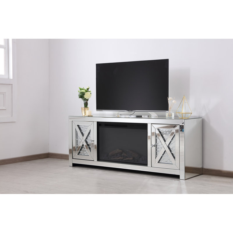 Beckie TV Stand Fireplace for TVs up to 65" Fireplace