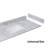 21" x 4" Carrara Marble Side Splash