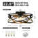 Digregorio 22.8'' Caged Ceiling Fan with Light Kit & Remote Control