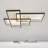 Tremberth 1 - Light LED Dimmable Black Flush Mount-2053538052