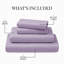 Ensemble de draps en bambou ultra doux - ensemble de 4 pièces - infroissable - feuilles de refroidissement avec poches profondes-612286708-612286704