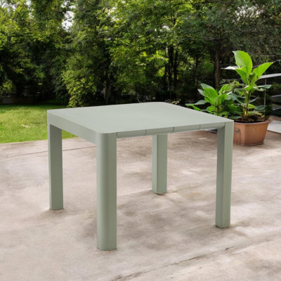 Patioflare 40IN Square Patio Table, Green