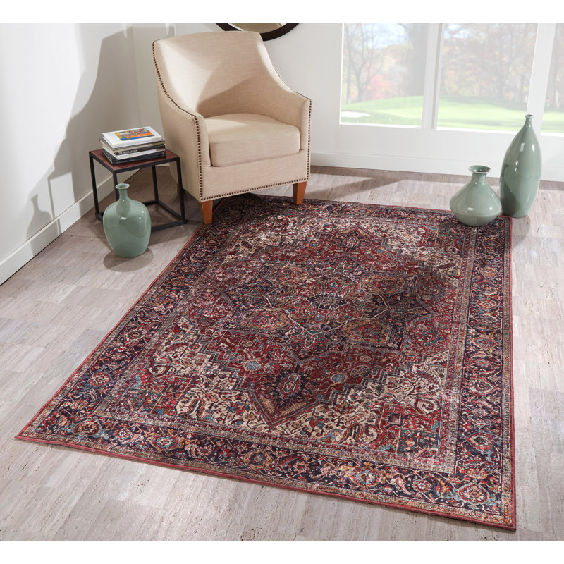 Oriental Indoor Rug, Rectangle 6' x 9'