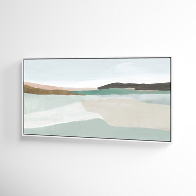 Ali Sole of the Land I Floater Frame Painting