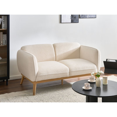 Sofa 2 Seater Tamirra Boucle Light Beige