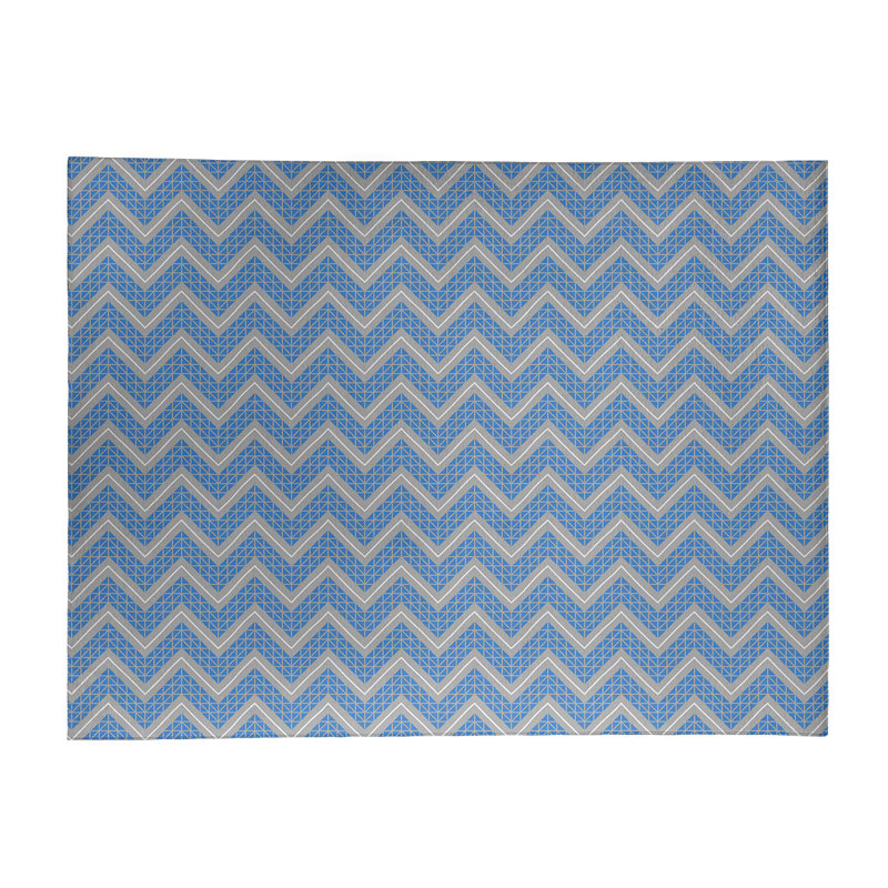 Chenille Chevron Indoor Rug, Rectangle 5' x 7'