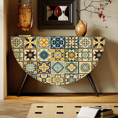 49in Two-door Semicircular Sideboard Cabinet