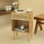 Table de chevet en bois massif à 1 tiroir Dattolico-86852419