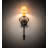 Catherine Steel Candle Wall Light