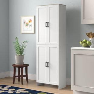 Nelms 72 Kitchen Pantry Millwood Pines Finish: Washed Oak