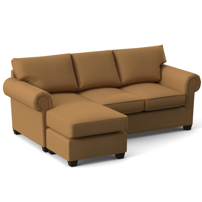 Charlotte 86" Wide Reversible Sleeper Sofa & Chaise with Ottoman, Dillon Luggage, Innerspring