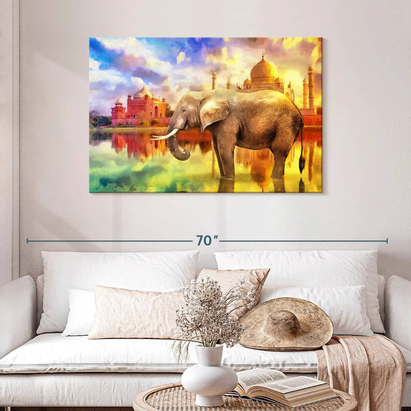 Brampt Taj Mahal Elephant, 30" H x 45" W