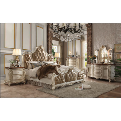 Fillare Solid Wood Piece Bedroom Set