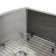 ZLINE 22 in. Telluride Undermount Single Bowl Kitchen Sink with Bottom Grid