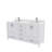 Rooh 60'' Double Bathroom Vanity with White Quartz Top-92872026