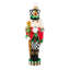 Courtly Classic Nutcracker Glass Ornament