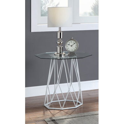Table de bout en verre Groudre