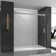60'' W 76'' H Frameless Rectangle Reversible Shower Stall