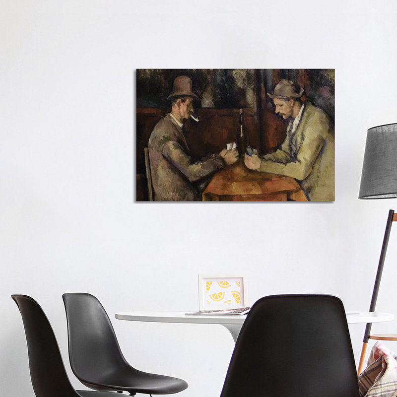 The Card Players, 1893-96 by Paul Cezanne - Wrapped Canvas Gallery-Wrapped Canvas Giclée