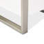 Table de chevet Marquee 26 po de large à 3 tiroirs - Blanc nuage