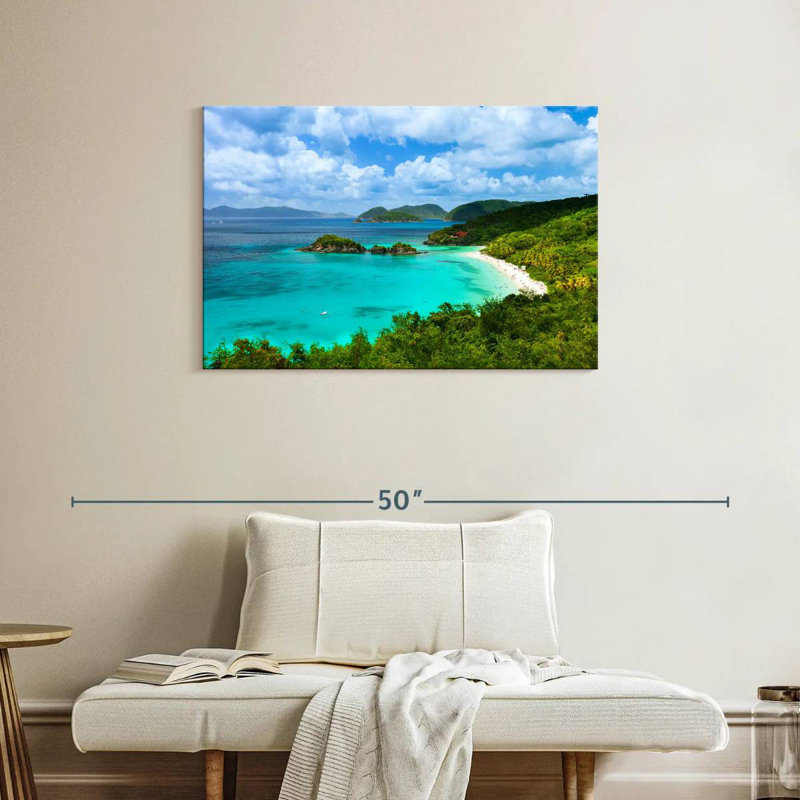 Carré des Caraïbes, baie Gillard, H 24 po x l 36 po