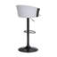 Tabouret de bar réglable en bois noir Lydia